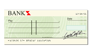 Crossed cheque