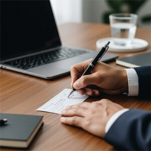 Writing Cheque Number in Words