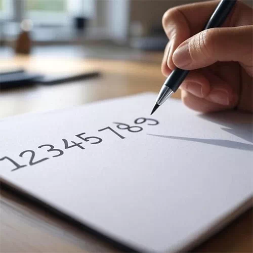 Writing Number to Text
